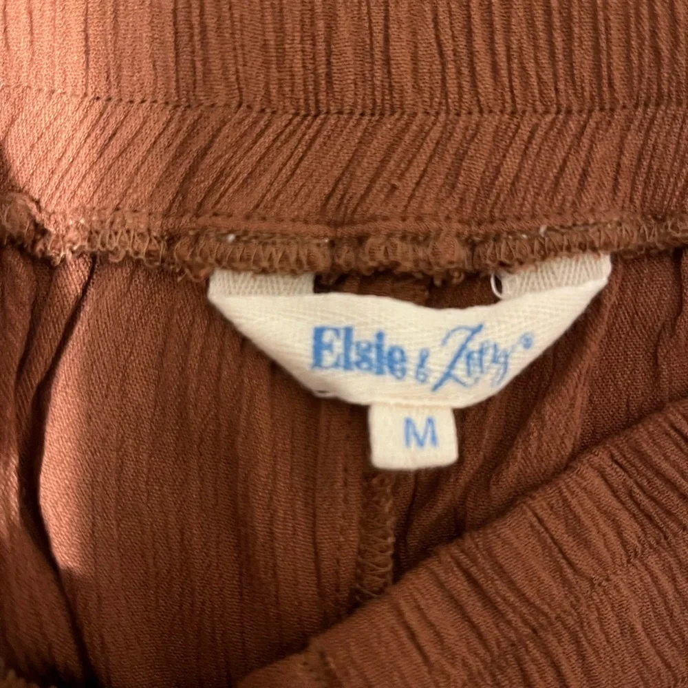 Brown Wide Leg Pants - Picture 3 of 4